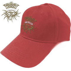 Bob Dylan Unisex Baseball Cap - Eye Icon - Red Official Licensed Product