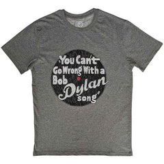 Bob Dylan Adult T-Shirt - You Cant Go Wrong - Official Licensed Design