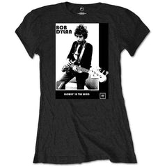 Bob Dylan Damen T-Shirt – Curry Hicks (Burnout) – offizielles Lizenzdesign