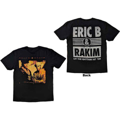Eric B & Rakim T-Shirt - Let The Rhythm (Back Print) - Unisex Official Licensed Design
