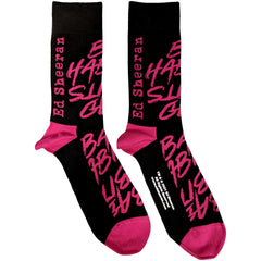 Ed Sheeran Unisex Ankle Socks - Bad Habits (UK Size 7-11)