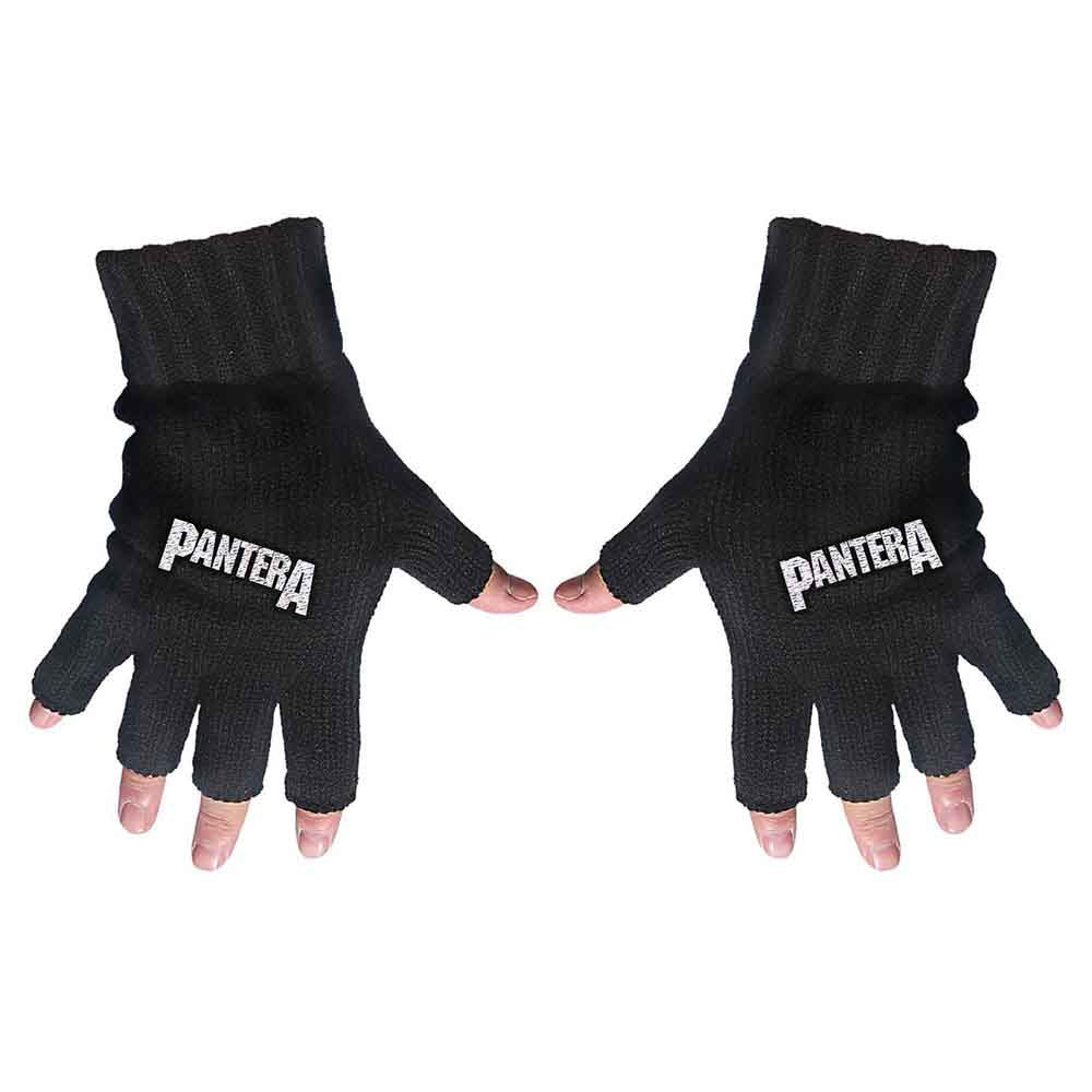 Pantera Unisex Fingerless Gloves - Logo- Official Licensed Product