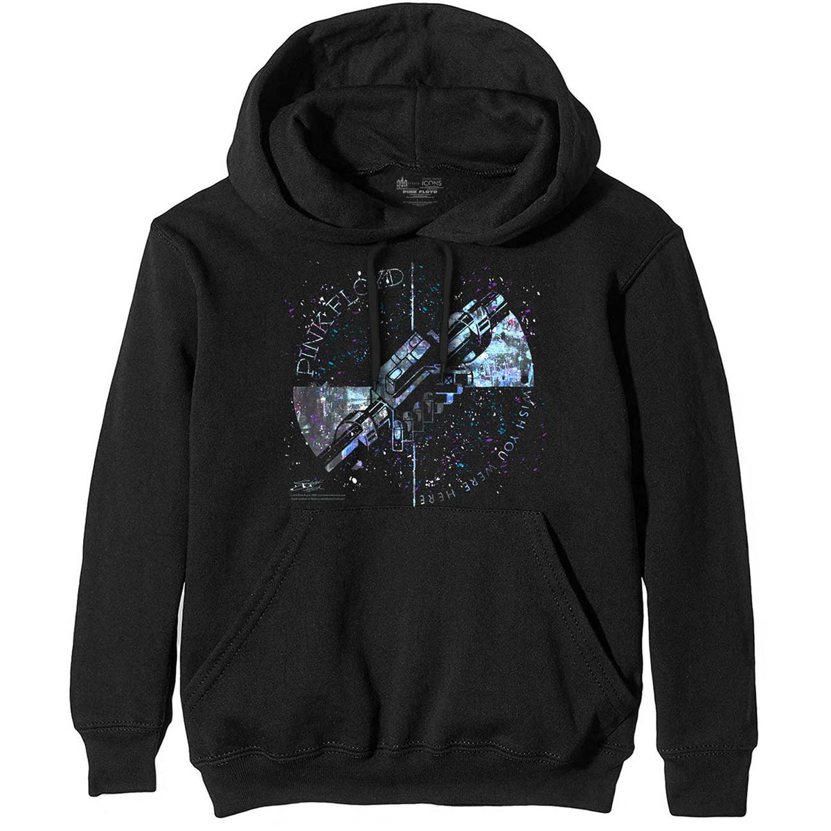 Pink Floyd Hoodie - Retro Stripes - Unisex Official Licensed Design