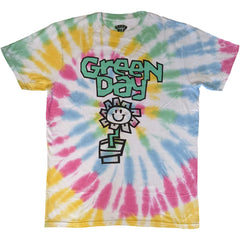 Green Day T-Shirt für Erwachsene – Flower Pot Wash-Kollektion – offiziell lizenziertes Design
