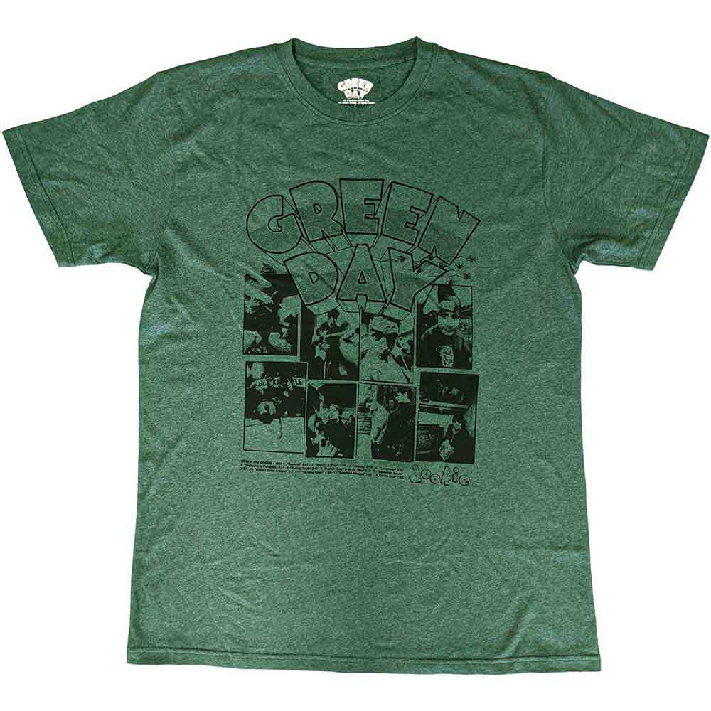 Green Day Adult T-Shirt - Dookie Frames - Official Licensed Design