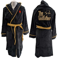 The Godfather Unisex Bathrobe -Rose & Logo - Official Licensed Music Design