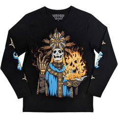 Ghost Unisex Long Sleeve T-Shirt - The Burning - Unisex Official Licensed Design