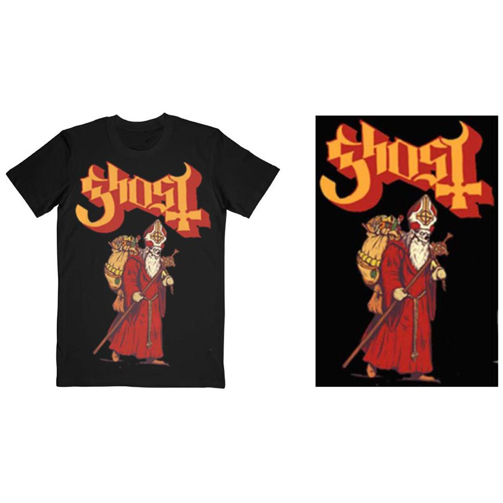 Ghost Christmas T-Shirt - Greetings from Papa Noel - Unisex Official Licensed Design