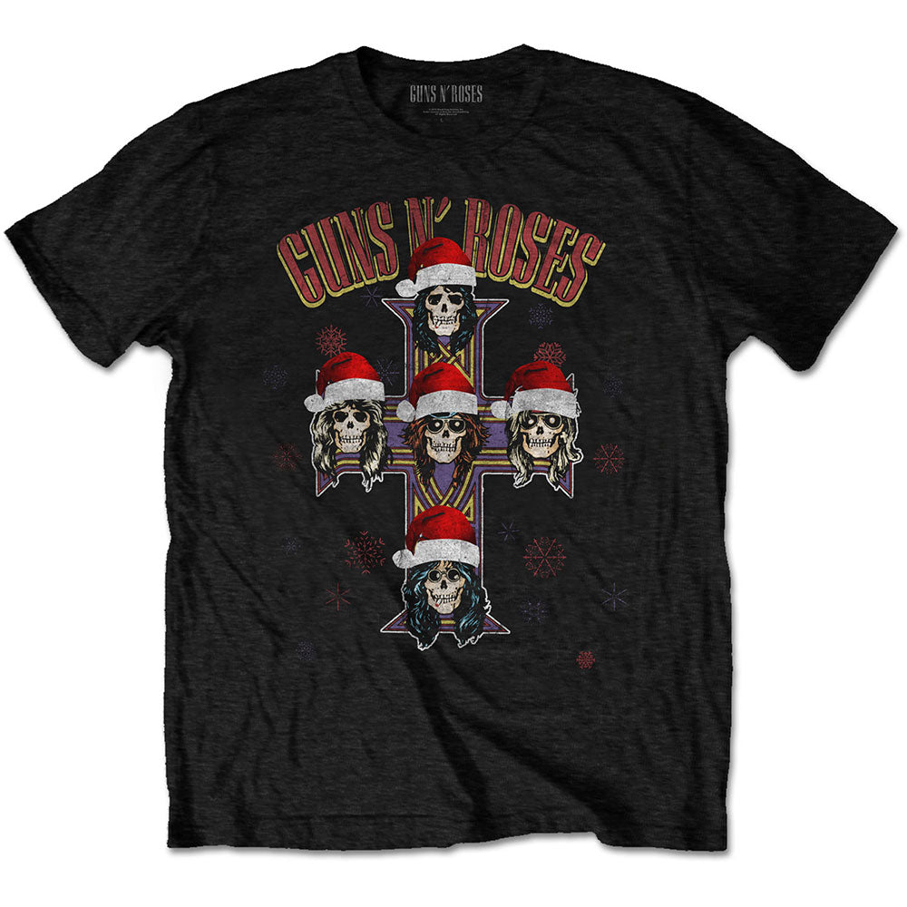 T-shirt de Noël Guns N' Roses - Appétit Noël - Conception unisexe sous licence officielle