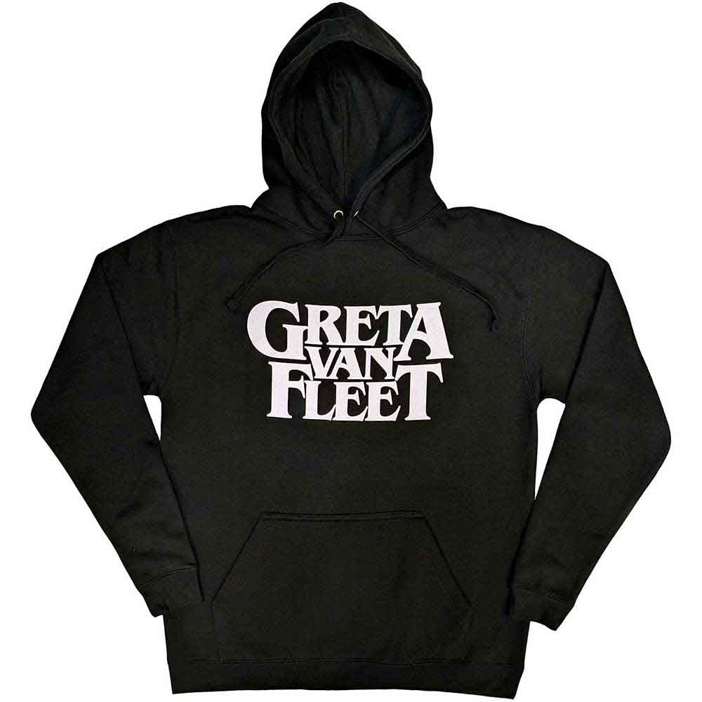 Greta Van Fleet Unisex Hoodie-  Logo  - Black Official Licensed Product