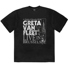 Greta Van Fleet T-Shirt – Cinematic Lights – Unisex, offizielles Lizenzdesign – weltweiter Versand
