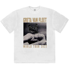Greta Van Fleet T-Shirt - World Tour Butterfly - Unisex Official Licensed Design