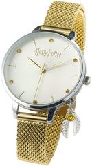 Harry Potter Golden Snitch Charm-Uhr mit Kristallen verziert – offizielles Lizenzprodukt