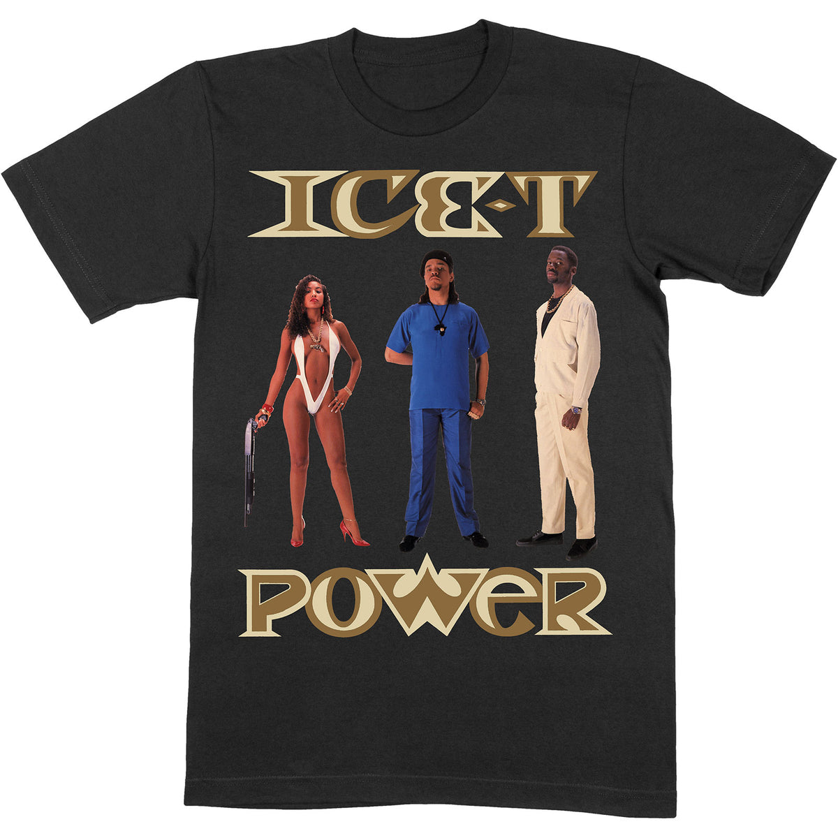 T-shirt unisexe Ice-T - Power - Conception unisexe sous licence officielle