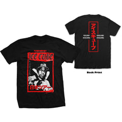 T-shirt unisexe Ice Cube - Signe de paix Kanji - Conception unisexe sous licence officielle