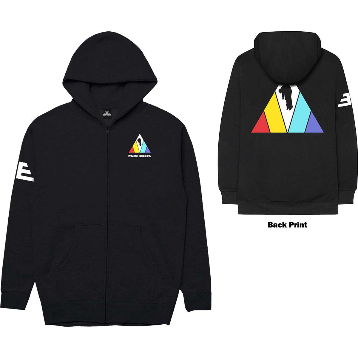 Imagine Dragons Unisex Hoodie - Triangle - Unisex Official Licensed Design