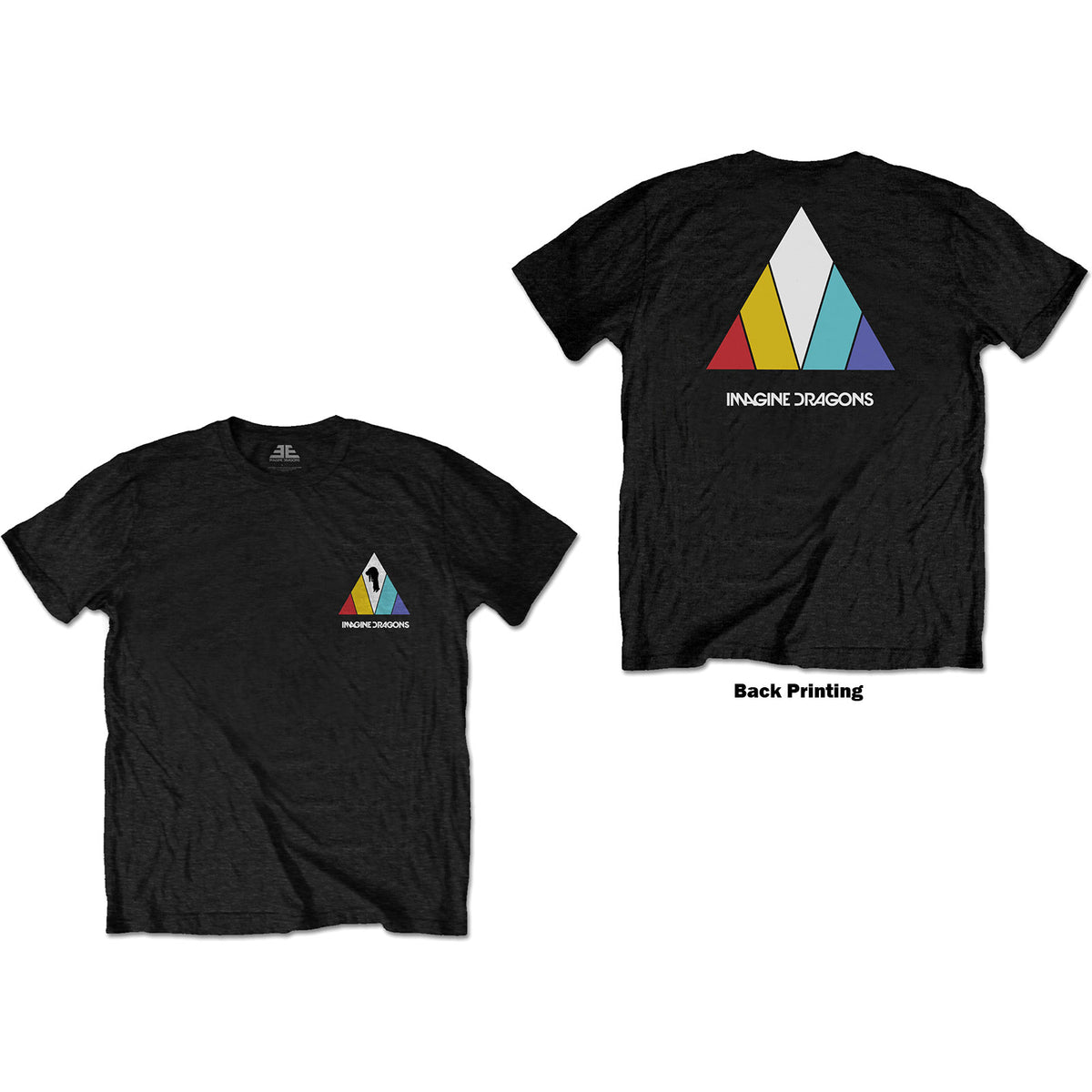 Imagine Dragons T-Shirt – Evolve-Logo (Rückendruck) – Unisex, offizielles Lizenzdesign