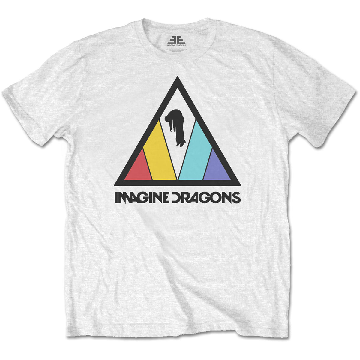 Imagine Dragons T-Shirt – Dreiecks-Logo – Unisex, offizielles Lizenzdesign
