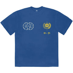 Imagine Dragons T-Shirt – Songtext (Rückendruck) – Blau, Unisex, offizielles Lizenzdesign