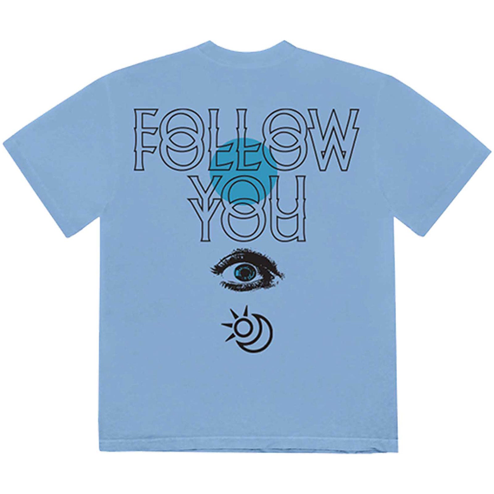 Imagine Dragons T-Shirt – Follow You (Rückendruck) – Blau, Unisex, offiziell lizenziertes Design