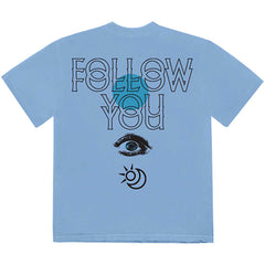 Imagine Dragons T-Shirt - Follow You (Back Print) - Blue Unisex Official Licensed Design
