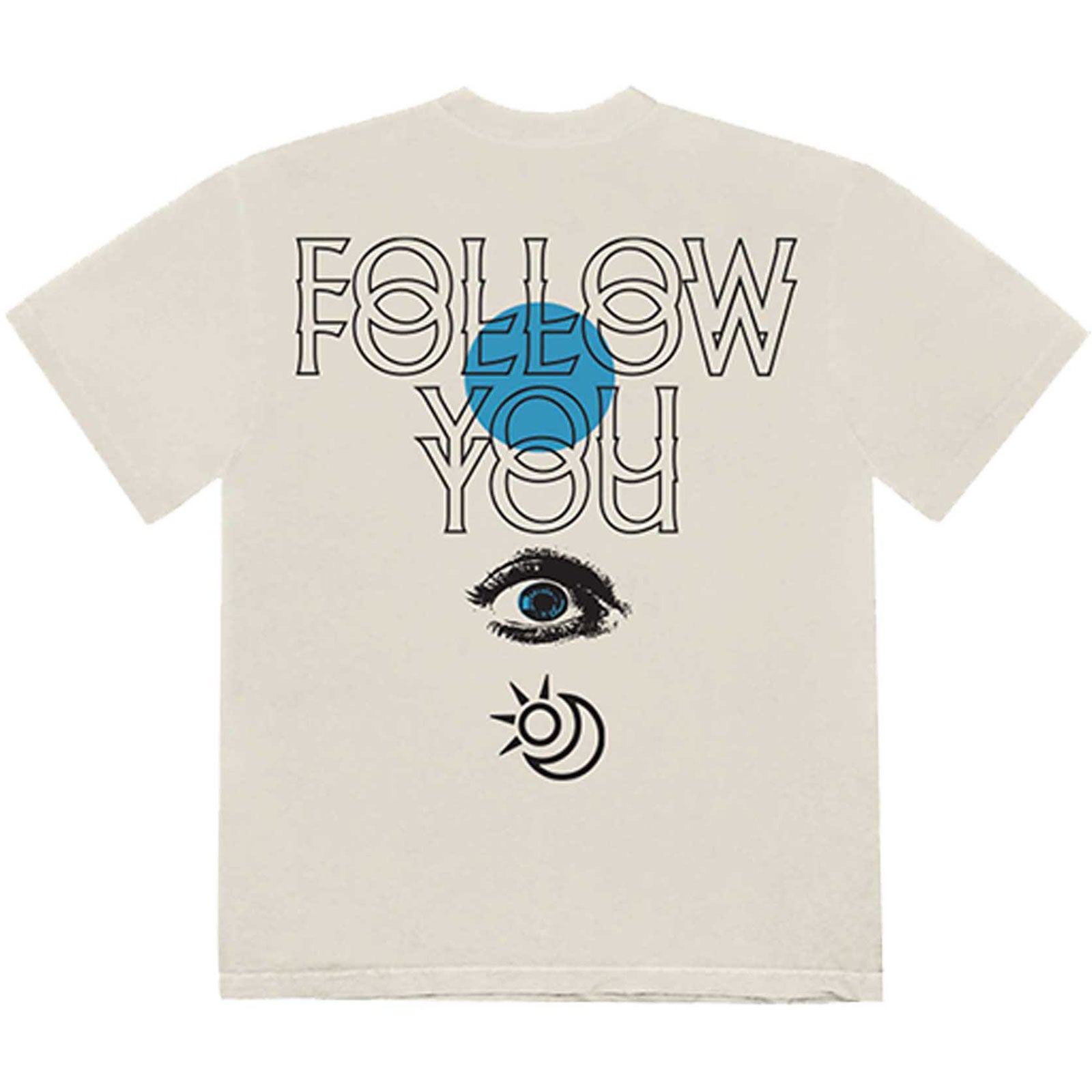 Imagine Dragons T-Shirt – Follow You (Rückendruck) – Natur, Unisex, offiziell lizenziertes Design