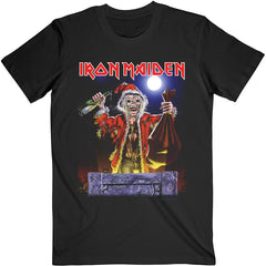 Iron Maiden Christmas T-Shirt - No Prayer for Christmas - Unisex Official Licensed Design