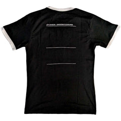 Joy Division Ringer-T-Shirt – Unknown Pleasures (Rückendruck) – Unisex, offizielles Lizenzdesign