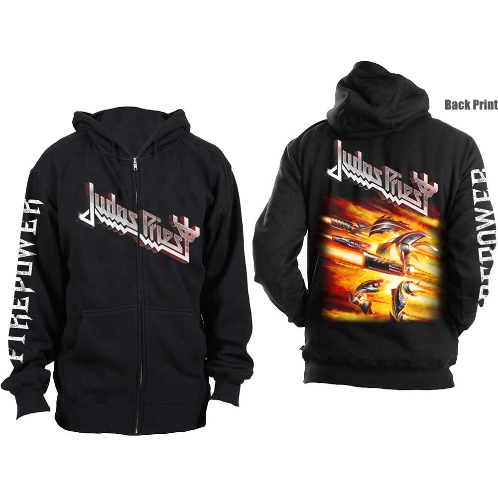 Metallica Unisex-Hoodie mit Reißverschluss – Heart Explosive (Rückendruck) – Offizielles Unisex-Lizenzdesign – Weltweiter Versand