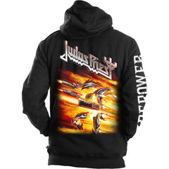 Metallica Zipped Unisex Hoodie - Heart Explosive (Back Print) - Conception sous licence officielle unisexe - Expédition dans le monde entier