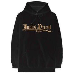 Judas Priest Unisex Hoodie - Sin After Sin Logo & Album Cover (Back Print) - Unisex Official Licensed Design