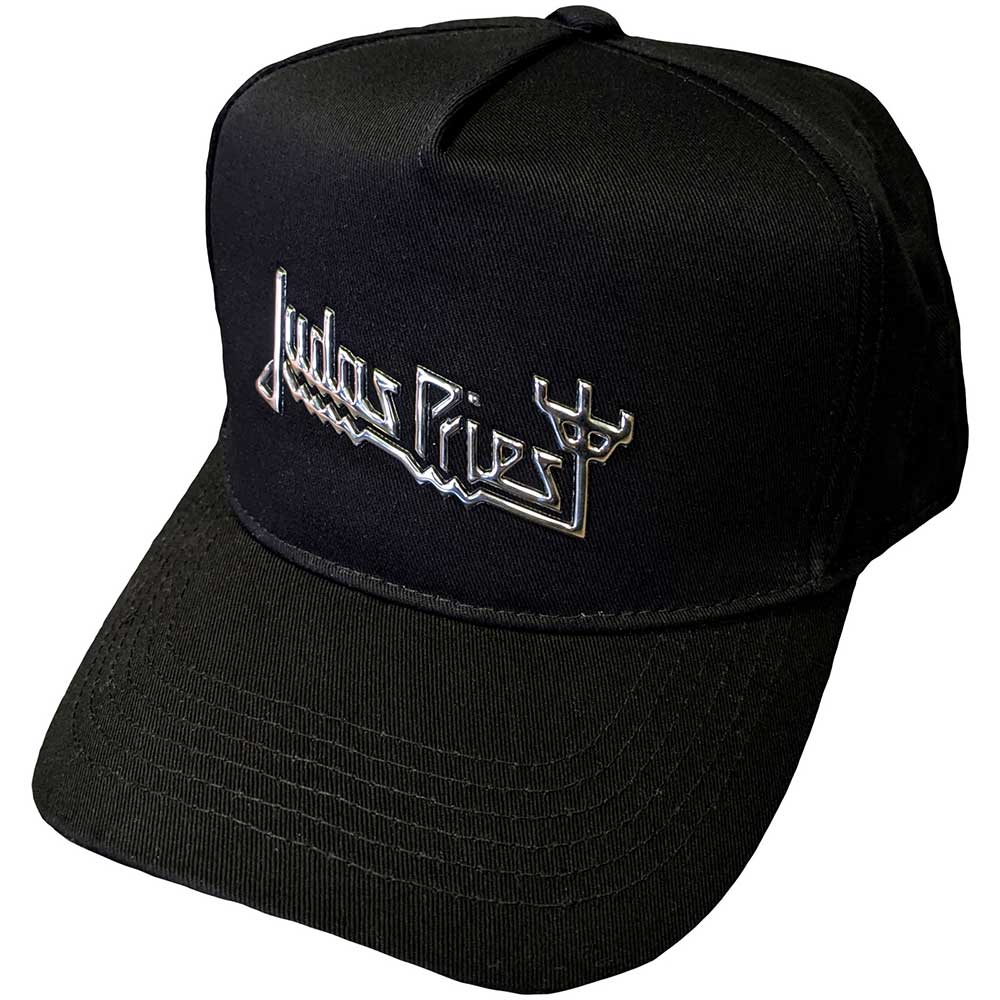 Judas Priest Unisex Baseball Cap - Logo (Sonic Silver) - Official Licensed Product