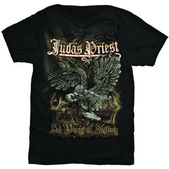 Judas Priest T-Shirt für Erwachsene – Breaking the Law – Offizielles Lizenzdesign – Weltweiter Versand