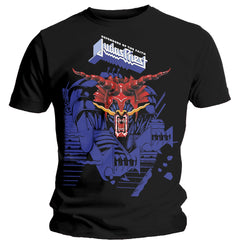 Judas Priest Unisex T-Shirt - Defenders Blue  - Official Licensed Design