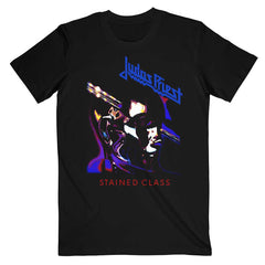 Judas Priest Unisex T-Shirt - Stained Class Purple Mixer - Official Licensed Design