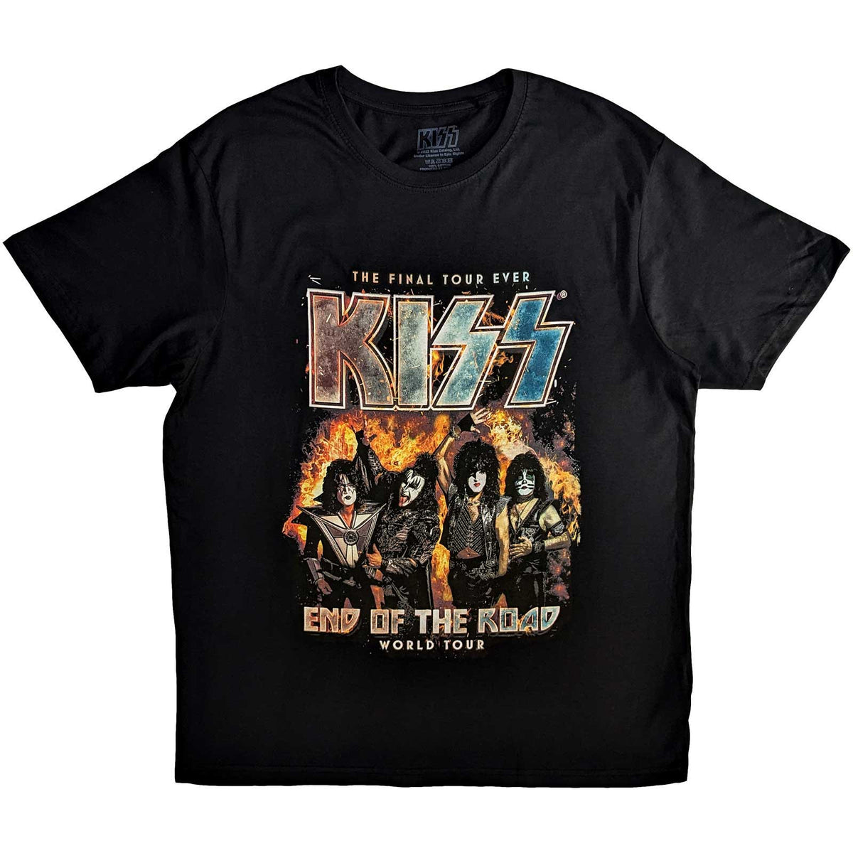 KISS T-Shirt - End of the Road Final Tour- Unisex Official Licensed Design