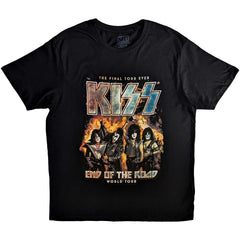 KISS T-Shirt – End of the Road Final Tour – Unisex, offizielles Lizenzdesign