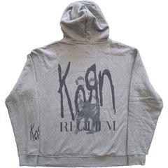 Korn Unisex Hoodie - Requiem (Back Print)- Unisex Official Licensed Design