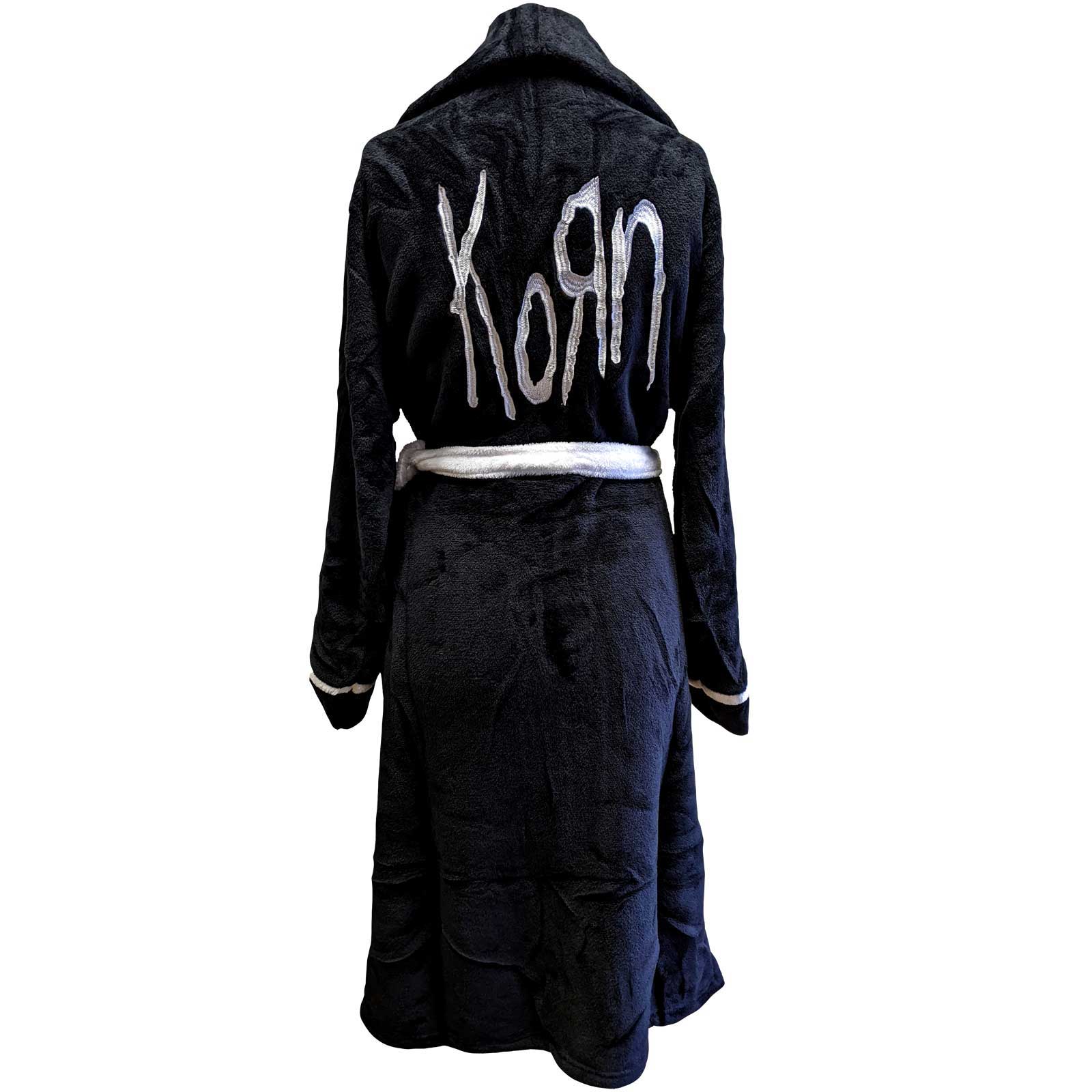 Korn-Bademantel – Logo-Design – offiziell lizenziertes Musikdesign – weltweiter Versand