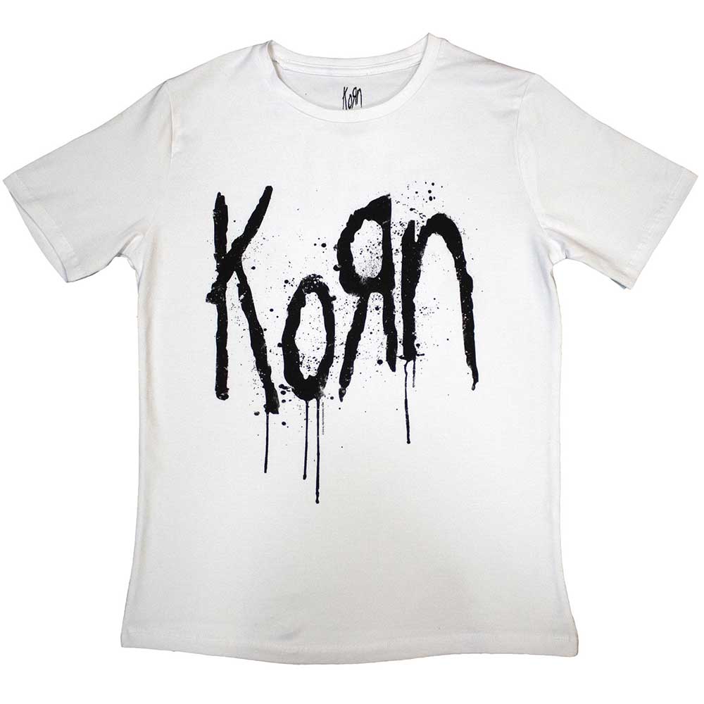 Korn Ladies T-Shirt - Still a Freak (Back Print)  - White Official Licensed Design