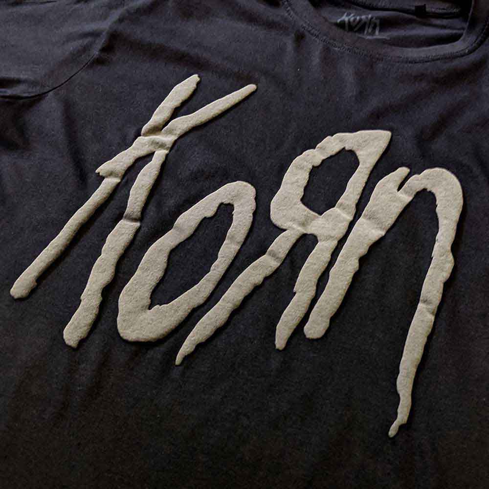 Korn T-Shirt - High Build Logo- Unisex Official Licensed Design