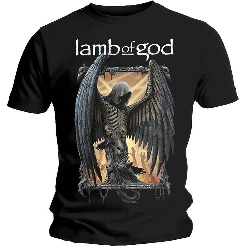 Lamb of God Unisex T-Shirt - Winged Death - Official Licensed Design