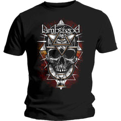 Lamb of God Unisex T-Shirt - All Seeing Red - Official Licensed Design