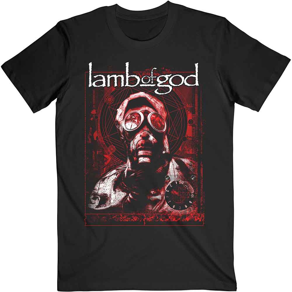 Lamb of God Unisex T-Shirt - Gas Mark Waves - Official Licensed Design