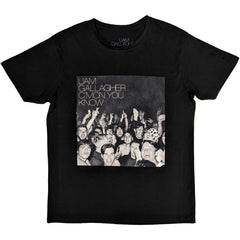 Liam Gallagher T-Shirt für Erwachsene – C'Mon You Know – Offizielles Lizenzdesign