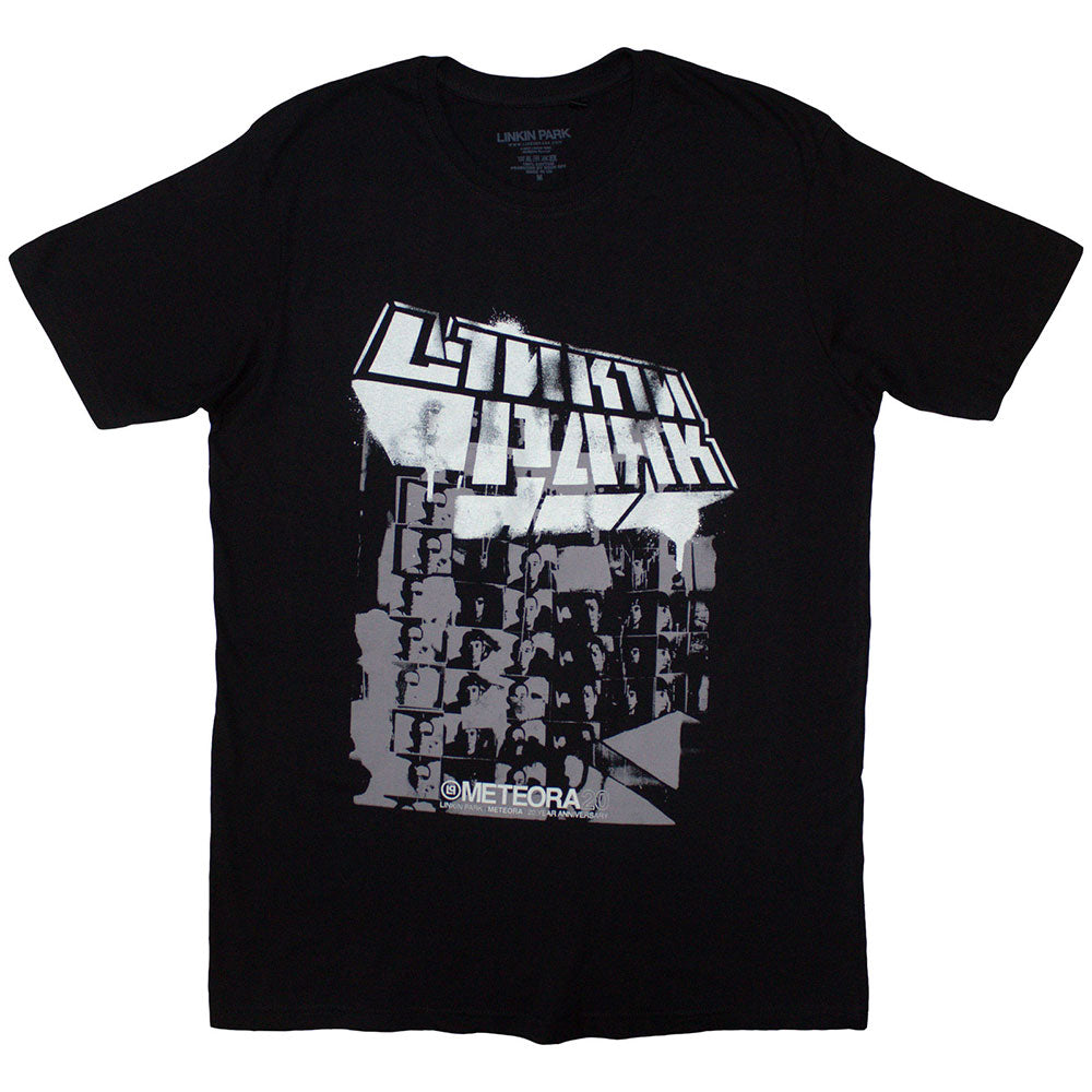 Linkin Park T-Shirt - Spray Collage - Unisex Official Licensed Design