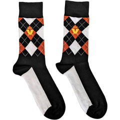 Madness Unisex Ankle Socks - Crown & M Brown Diamond (UK Size 7-11)