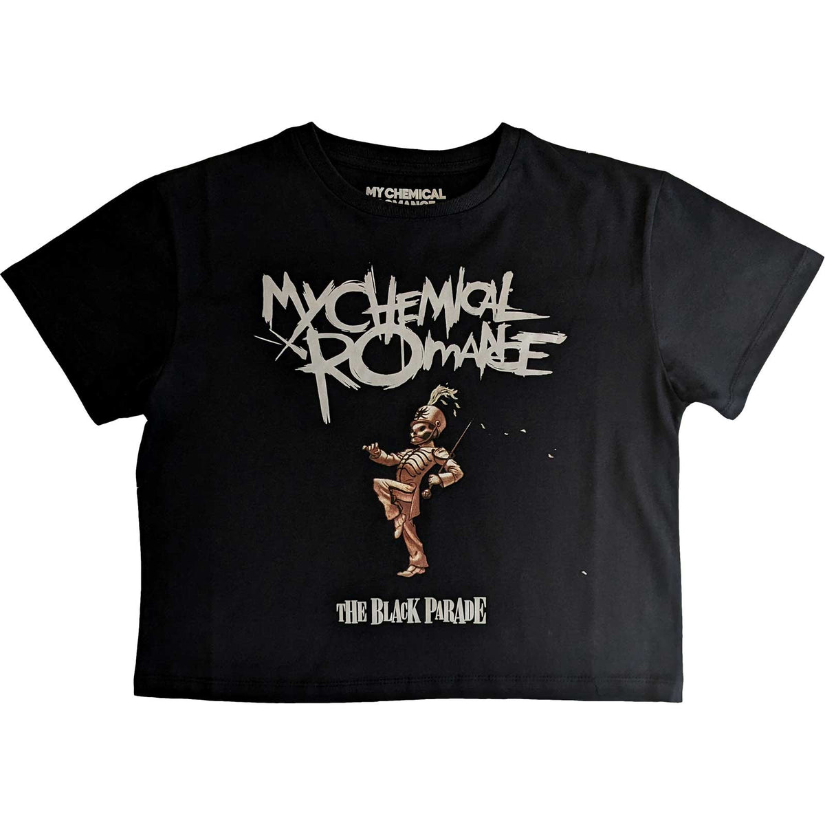 My Chemical Romance Ladies Crop Top - The Black Parade - Conception sous licence officielle