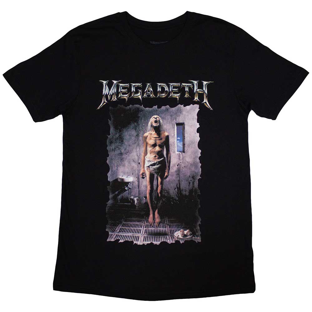 Megadeth T-Shirt für Erwachsene – Countdown-Sanduhr – offizielles Lizenzdesign – weltweiter Versand