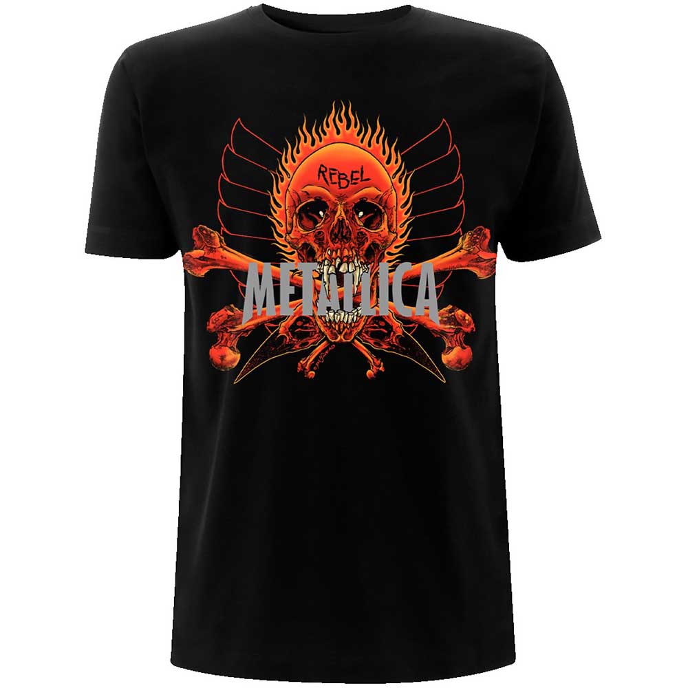 Metallica T-Shirt - Rebel - Unisex Official Licensed Design